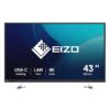 42" EIZO FlexScan EV4340X-BK - 3840x2160 (4K / UHD) - IPS - 94W USB-C