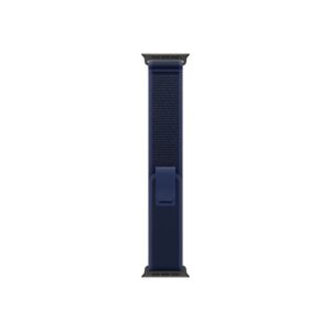 Apple 49mm Blue Trail Loop - M/L - Black Titanium Finish
