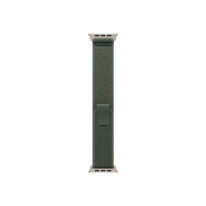 Apple 49mm Green Trail Loop - M/L - Titanium Finish