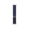 Apple 49mm Navy Alpine Loop - Small - Titanium Finish
