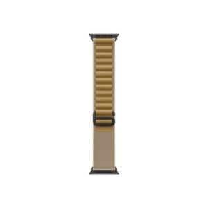 Apple 49mm Tan Alpine Loop - Small - Black Titanium Finish