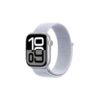 Apple Watch Series 10 GPS 42mm - Silver Aluminium Case with Blue Cloud Sport Loop