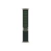 Apple 49mm Dark Green Alpine Loop - Medium - Titanium Finish